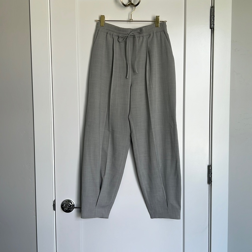 Express high waisted slub drawstring jogger pants.